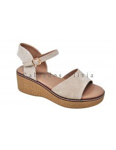 Calzados y zapatos VR6-3183 BEIGE 2