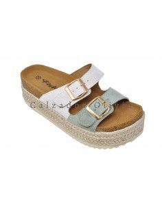 Calzados y zapatos AN-M-265 MIX GREEN 2