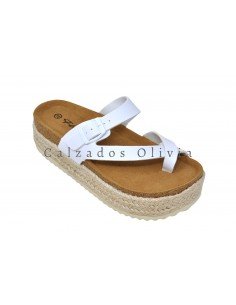 Calzados y zapatos AN-M-298 WHITE 2