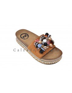 Calzados y zapatos EMS-QQ-519 CAMEL 2