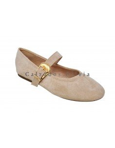 Calzados y zapatos EMS-KK-1042 BEIGE 2