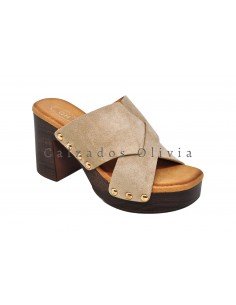 Calzados y zapatos QH-A8847 BEIGE 2