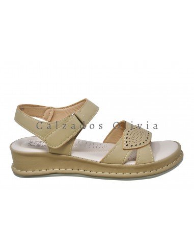 Zapatos y Calzados QH-1579 BEIGE