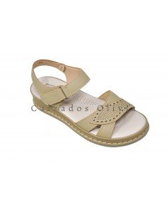 Calzados y zapatos QH-1579 BEIGE 2
