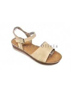 Calzados y zapatos QH-2007 BEIGE 2