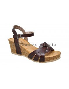 Calzados y zapatos QH-A8201 BROWN 2
