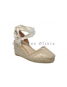 Calzados y zapatos QH-9603 BEIGE 2