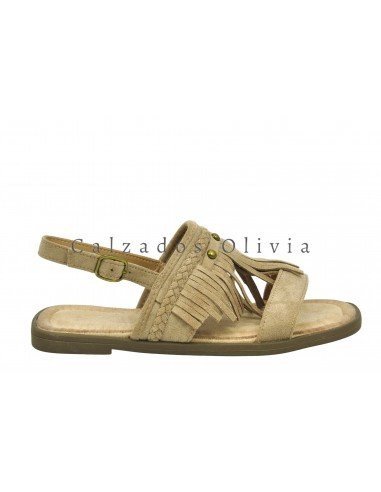 Zapatos y Calzados TF-1108 BEIGE