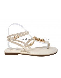 Calzados y Zapatos EMS-KK-1018 BEIGE