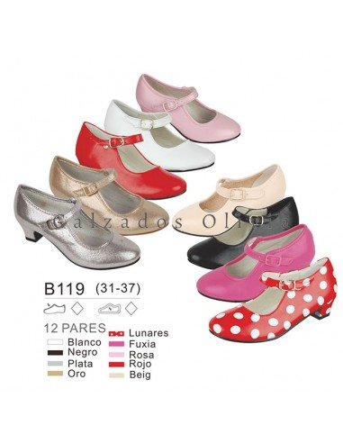 Zapatos y Calzados PP-B119 (31-37)
