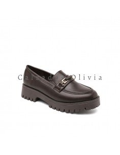 Calzados y zapatos ID-2870 BROWN 2