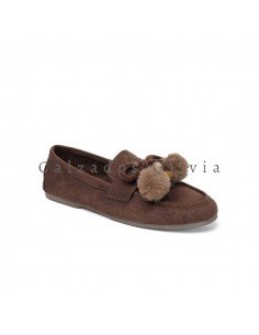 Calzados y zapatos ID-1552 BROWN 2