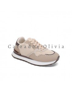Calzados y zapatos ID-9190 BEIGE 2