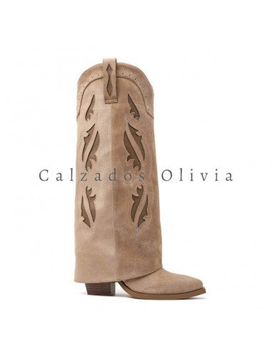 Zapatos y Calzados ID-2563A KAKI