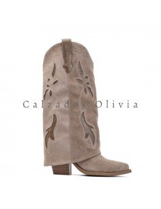 Calzados y Zapatos ID-2566A KAKI