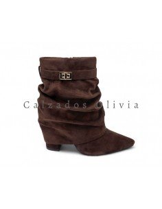Calzados y Zapatos ID-7666A BROWN