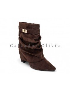 Calzados y zapatos ID-7666A BROWN 2