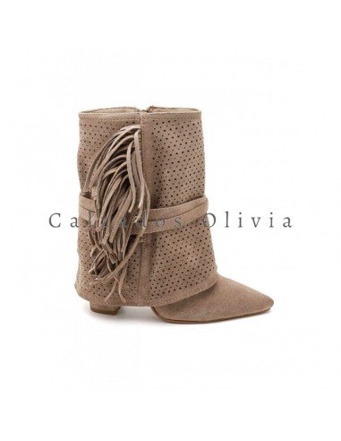 Zapatos y Calzados ID-2560A KAKI