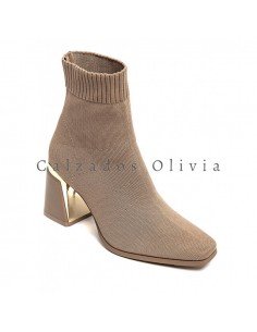 Calzados y zapatos ID-7662A KAKI 2