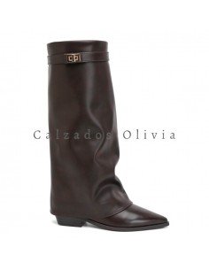 Calzados y Zapatos ID-2596A BROWN