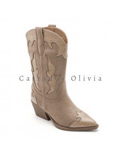 Calzados y zapatos ID-6357 KAKI 2