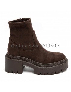 Calzados y Zapatos ID-9670A-1 BROWN