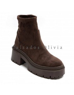 Calzados y zapatos ID-9670A-1 BROWN 2