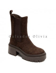Calzados y zapatos ID-7681A BROWN 2
