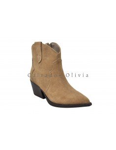 Calzados y zapatos EMS-YY-122 KAKI (Piel) 2