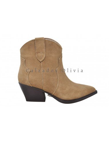 Zapatos y Calzados EMS-YY-122 KAKI (Piel)