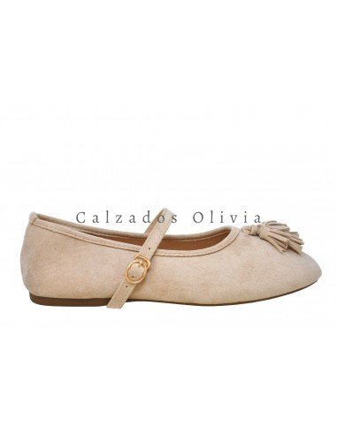 Zapatos y Calzados EMS-KK-1041 BEIGE
