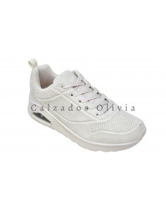 Calzados y zapatos EMS-TT210 WHITE 2