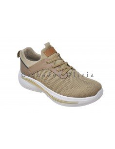 Calzados y zapatos EMS-E211 KAKI 2