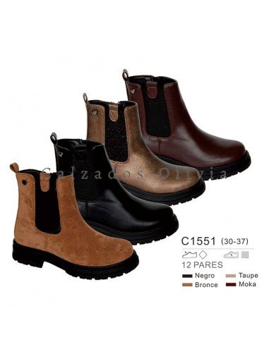 Zapatos y Calzados PP-C1551 (30-37)