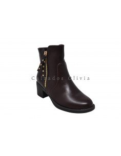 Calzados y zapatos AN-AM7576 BROWN 2