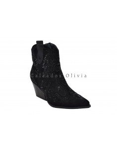 Calzados y zapatos AN-9676A BLACK 2