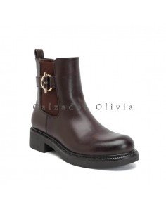 Calzados y zapatos ID-2876 BROWN 2