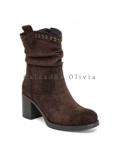 Calzados y zapatos ID-2877 BROWN 2