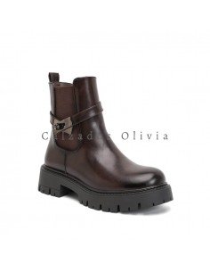 Calzados y zapatos ID-6511 BROWN 2