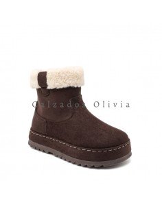 Calzados y zapatos ID-9076 BROWN 2