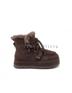 Calzados y Zapatos ID-9077 BROWN