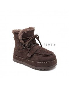 Calzados y zapatos ID-9077 BROWN 2