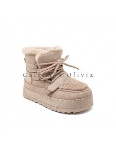 Calzados y zapatos ID-9077 KAKI 2