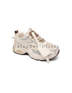 Calzados y zapatos ID-9083 BEIGE 2