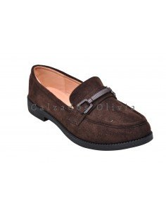 Calzados y zapatos QH-F758 BROWN 2
