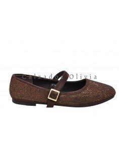 Calzados y Zapatos QH-F759 BROWN
