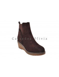 Calzados y zapatos QH-A8025 BROWN 2