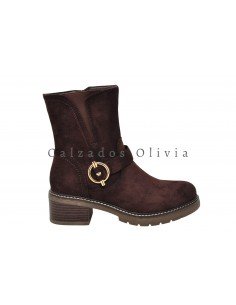 Calzados y Zapatos QH-A8021 BROWN