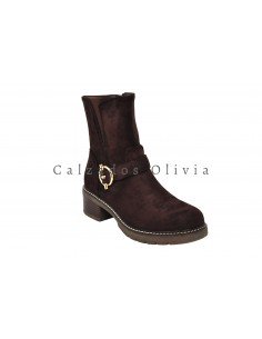 Calzados y zapatos QH-A8021 BROWN 2