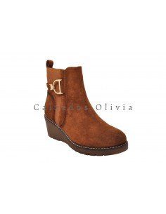 Calzados y zapatos QH-A8002 BROWN 2